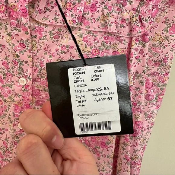 Philosophy di Lorenzo Serafini Women's Liberty Fantasy Print Shirt XS NWT - Picture 4 of 6